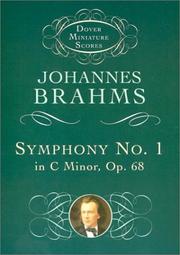 Cover of: Symphony No. 1 in C Minor, Op. 68 | Johannes Brahms