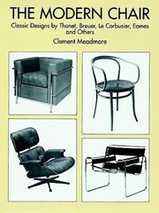 Cover of: The modern chair by Clement Meadmore