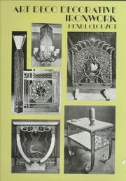 Cover of: Art deco decorative ironwork