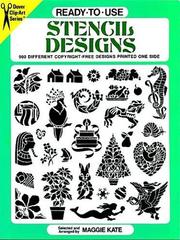 Cover of: Ready-to-Use Stencil Designs (Clip Art Series) by Maggie Kate
