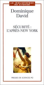Cover of: Securite: L'Apres-New York