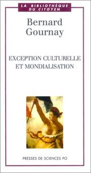Cover of: Exception culturelle et mondialisation