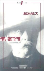 Cover of: Bismarck by Sandrine Kott