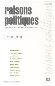 Cover of: Raisons politiques, numéro 5  by 