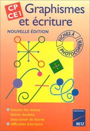 Cover of: Graphismes et écriture, CP-CE1. Fiches à photocopier by J. Villani