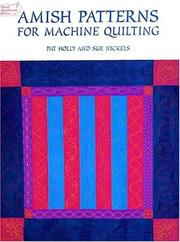 Cover of: Amish patterns for machine quilting