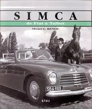Cover of: Simca by Michel G. Renou