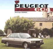 Cover of: La peugeot 604 de mon pere by Dominique Pagneux