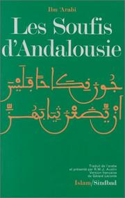 Cover of: Les Soufis d'Andalousie by Ibn al-Arabi