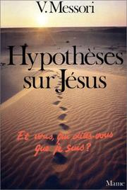 Cover of: Hypothèses sur Jésus