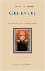 Cover of: Ciel en feu by Mário de Sá-Carneiro