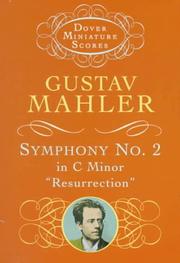 Cover of: Symphony No. 2 in C Minor: "Resurrection" (Dover Miniature Scores)