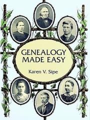 Cover of: Genealogy made easy