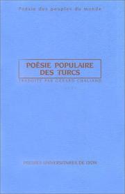 Cover of: Poésie populaire des Turcs