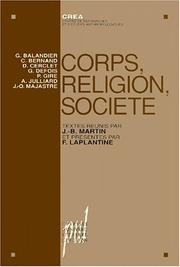 Cover of: Corps, religion, société