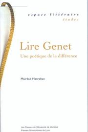 Cover of: Lire Genet