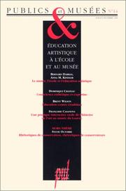 Cover of: Education artistique à l'école et au musée