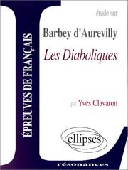 Cover of: Etude sur Les Diaboliques, de Barbey d'Aurevilly