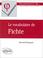 Cover of: Le vocabulaire de Fichte