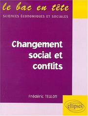 Cover of: Changement social et conflits