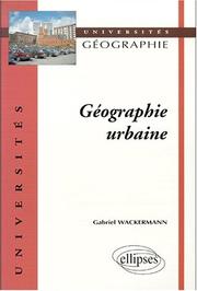 Cover of: Géographie urbaine