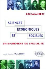 Cover of: Sciences economiques et sociales enseignement de specialite bac es by Bruno