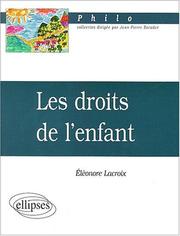 Cover of: Les droits de l'enfant