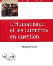 Cover of: Humanisme et lumieres en europe