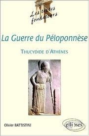 Cover of: Thucydide la guerre du peloponnese by Battistini