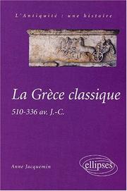 Cover of: La grece classique