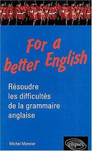 Cover of: Grammaire anglaise expliquee a partir des phrases pièges