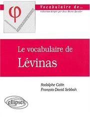 Cover of: Levinas by Calin Sebbah