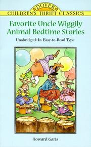 Cover of: Favorite Uncle Wiggily animal bedtime stories