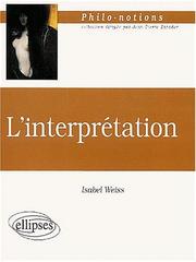 Cover of: Interprétation