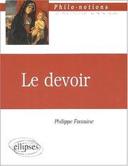 Cover of: Le devoir
