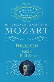 Requiem, K626, in Full Score by Wolfgang Amadeus Mozart