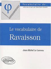 Cover of: De ravaisson