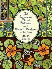 Cover of: Art nouveau floral patterns and stencil designs in full color