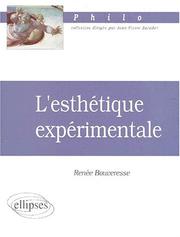 Cover of: L'esthétique expérimentale