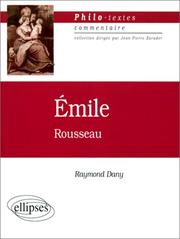 Cover of: Emile, Rousseau