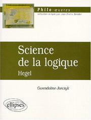 Cover of: Science de la logique by Jarczyk