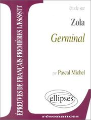 Cover of: Emile Zola : "Germinal"