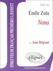 Cover of: Emile Zola : "Nana"