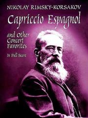 Cover of: Capriccio Espagnol and Other Concert Favorites in Full Score by Nikolay Rimsky-Korsakov