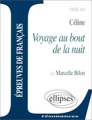 Cover of: Céline, "Voyage bout de la nuit"