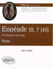 Ennéade III. "De l'éternité et du temps", Plotin by Pigler