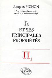 Cover of: R et ses principales propriétés