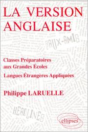 La version anglaise by Philippe Laruelle