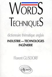 Cover of: Words techniques