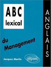 Cover of: ABC lexical du management by Jacques Martin